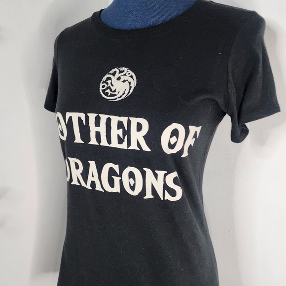 Game of Thrones Mother of Dragons Black Tshirt - Picture 5 of 7